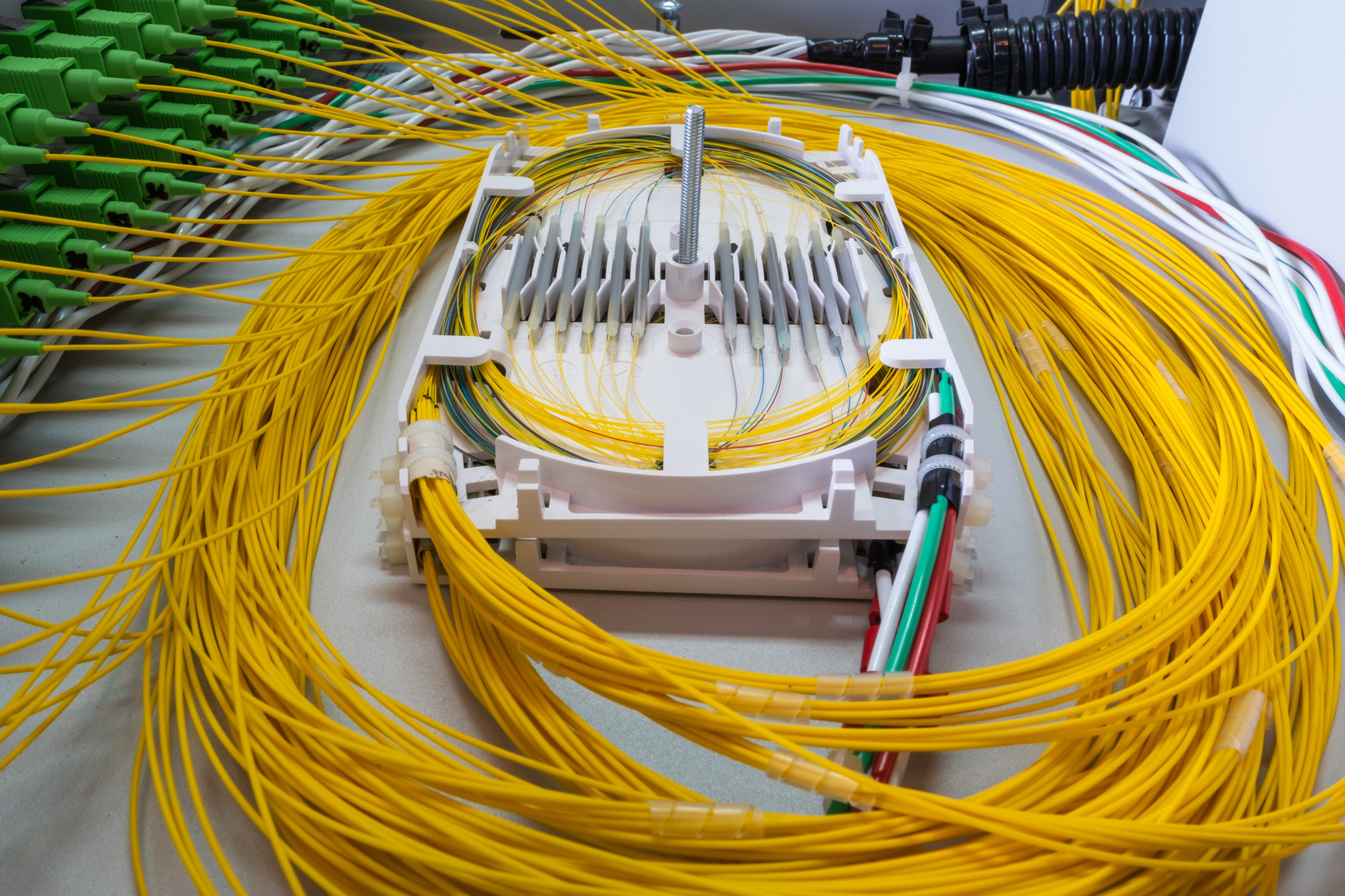 Fibre Optic Splice Tray in Optical Distribution Frame